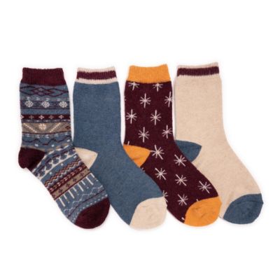 Women's 4 Pack Holiday Boot Socks
