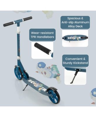 Adjustable Height Aluminum Kick Scooter for Kids and Adults