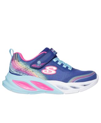 Little Girls-Lights: Cosmic Glow - Rainbow Dream Stay-Put Closure Casual Sneakers from Finish Line