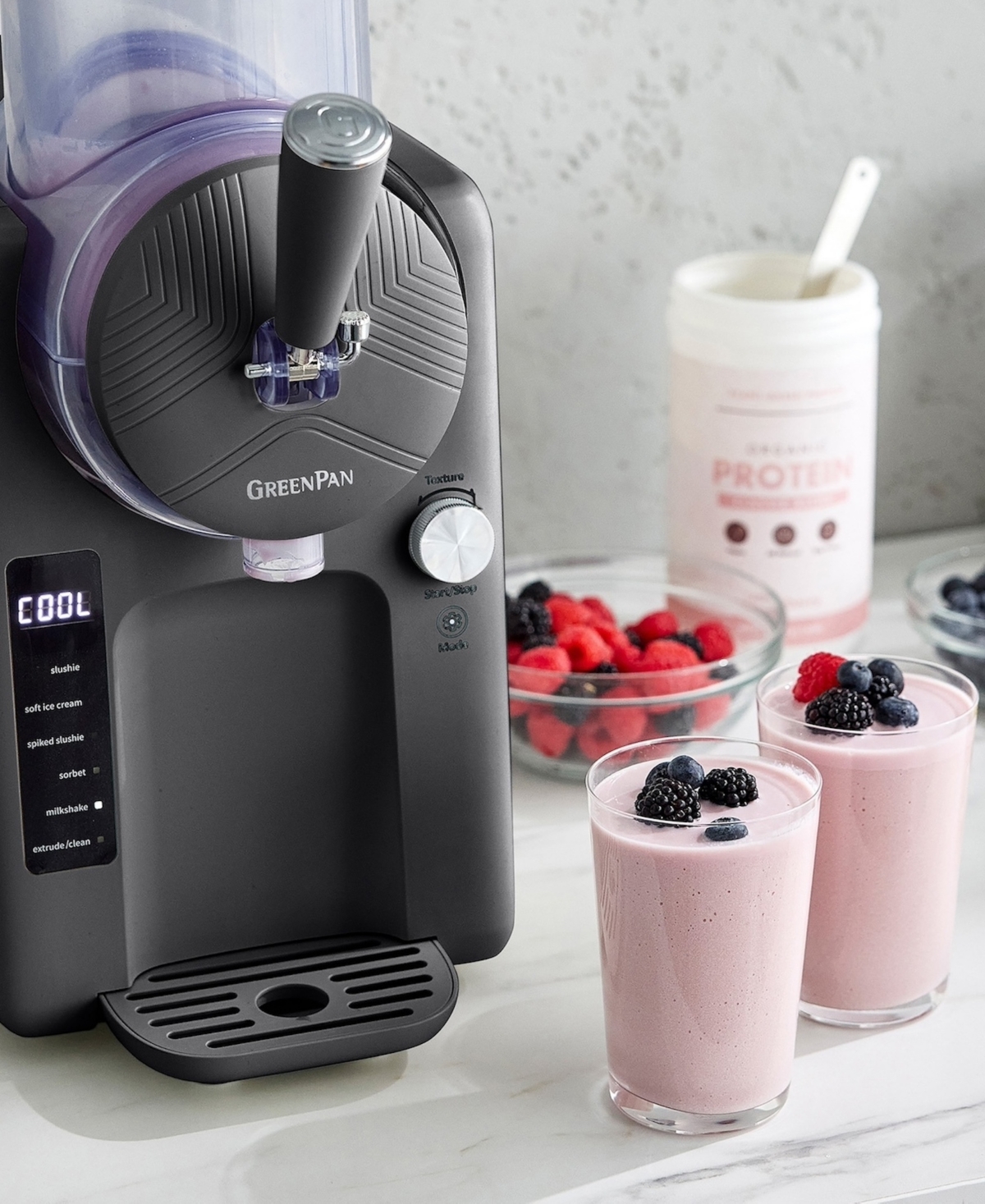 Greenpan Frost Ice Cream & Frozen Drink Maker In Black