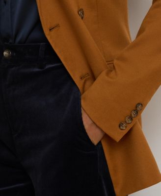 Women's Doeskin Nashill Double Breasted Twill Blazer