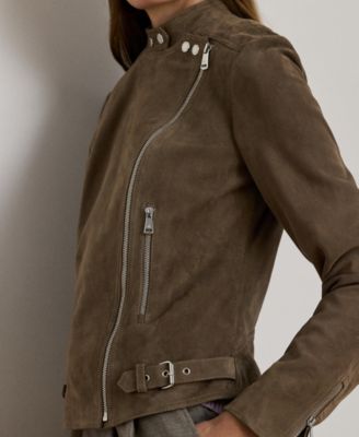 Women's Suede-Feyoshi Moto Jacket