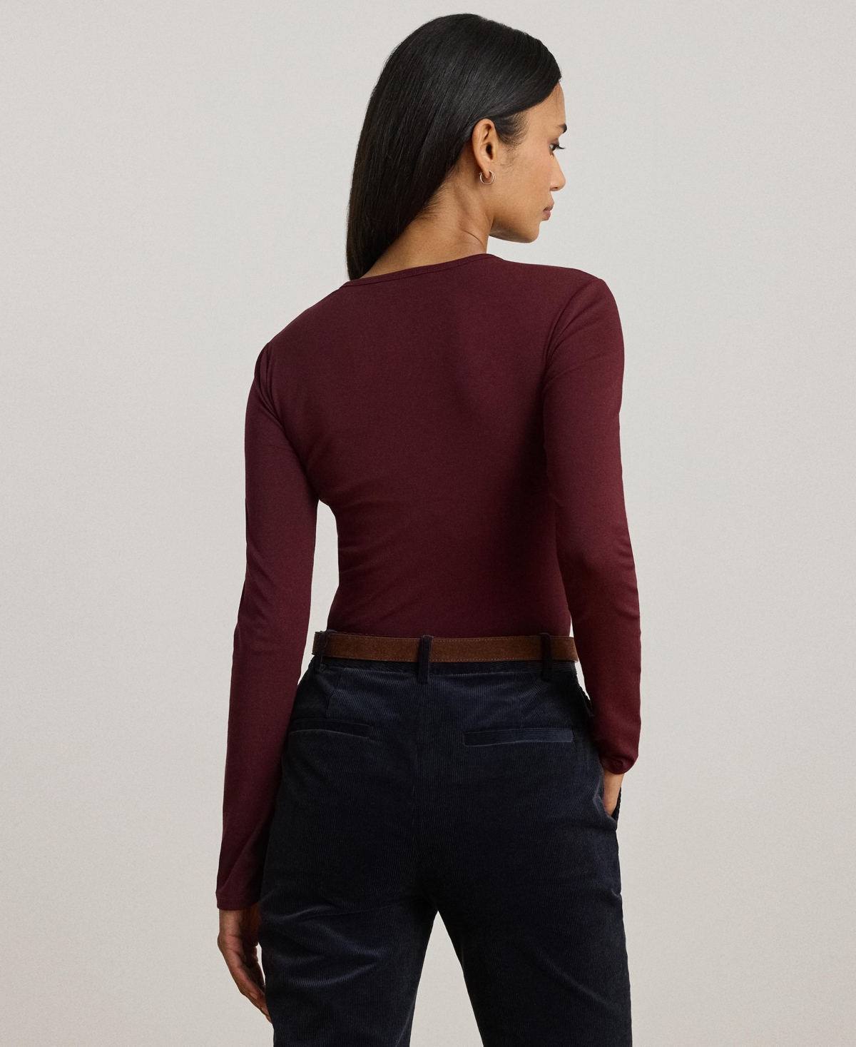 Ralph Lauren Women's Crewneck Sweater In Brown