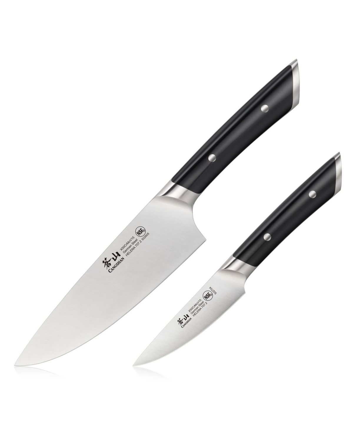 Cangshan Canghshan Helena Series 2-pc. Starter Knife Set In Black