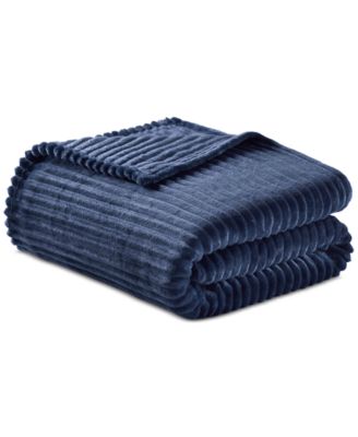 Arch Studio Ribbed Plush Blanket, King, Macy's Exclusive