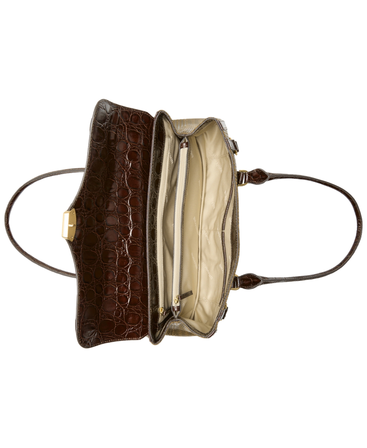 Brahmin Dayan Leather Satchel Bag