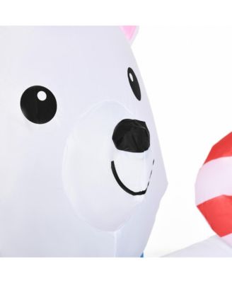 5' Inflatable Christmas Polar Bear LED Yard Holiday Decoration