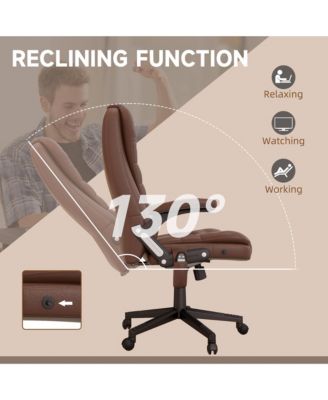 High-Back Vibration Massage Chair, Heating Office Chair,
