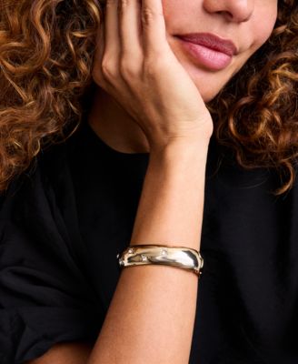 Crystal Star Puffy Bangle Bracelet, Macy's Exclusive