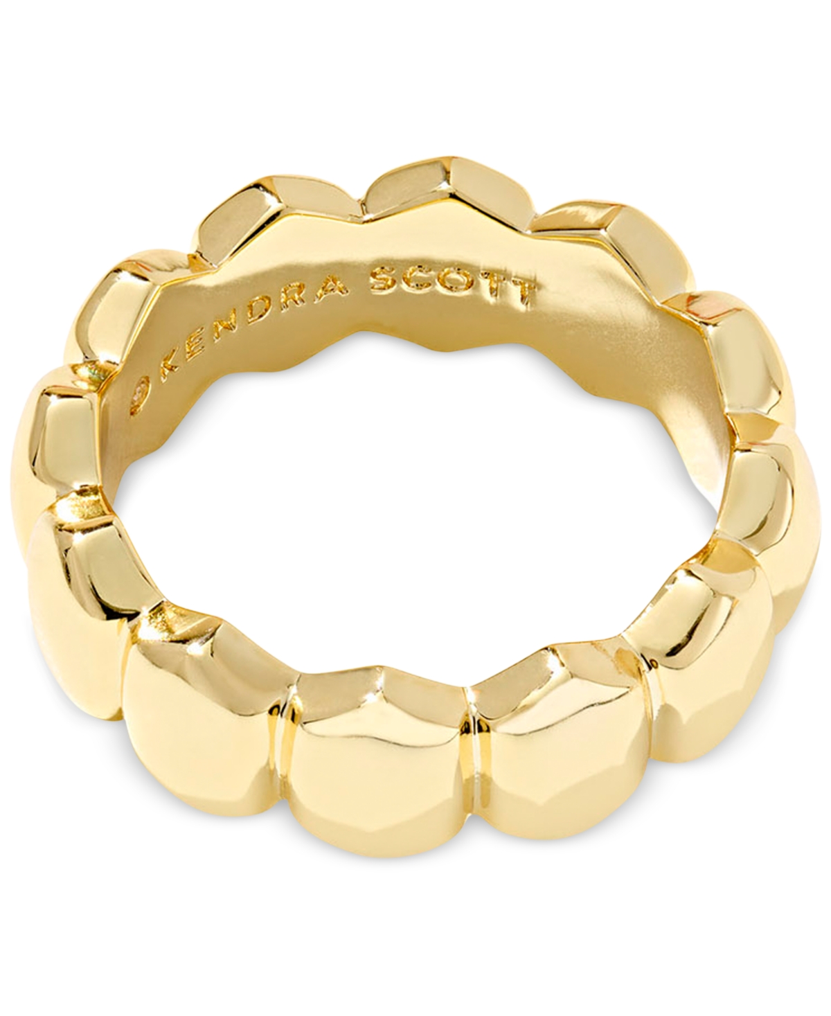 Kendra Scott Kaitlin Gold-tone Band Ring In Gold