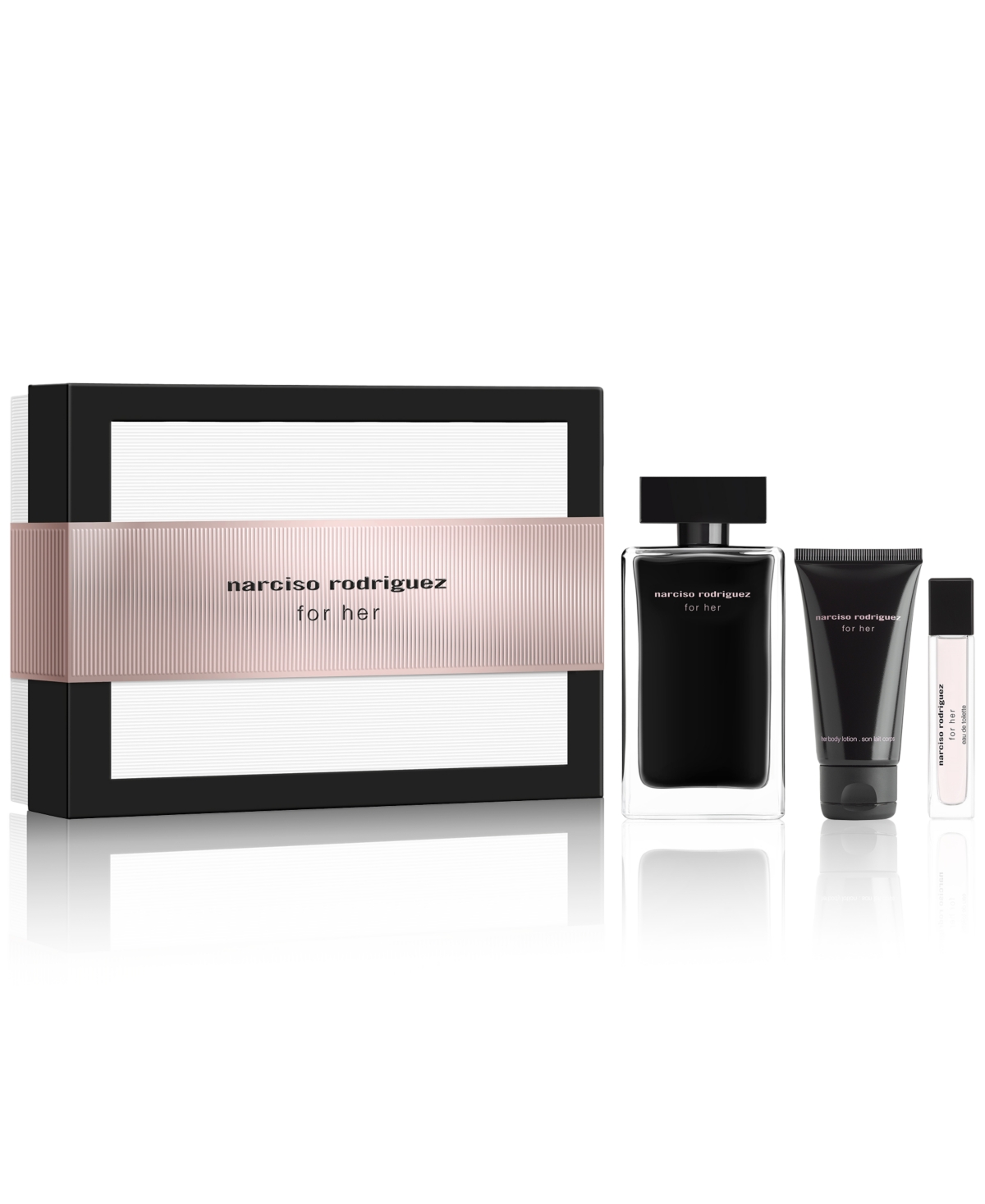 Narciso Rodriguez 3-pc. For Her Eau De Toilette Gift Set In Transparent
