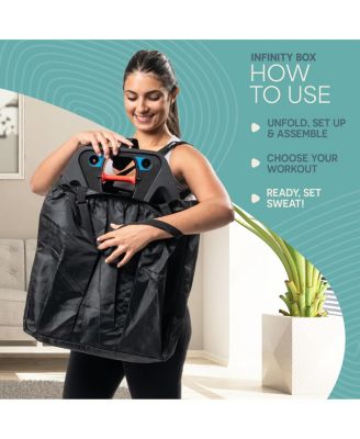 Portable Home Gym Push-Up Board with Resistance Bands – Full Body Workout Kit for Strength Training at Home