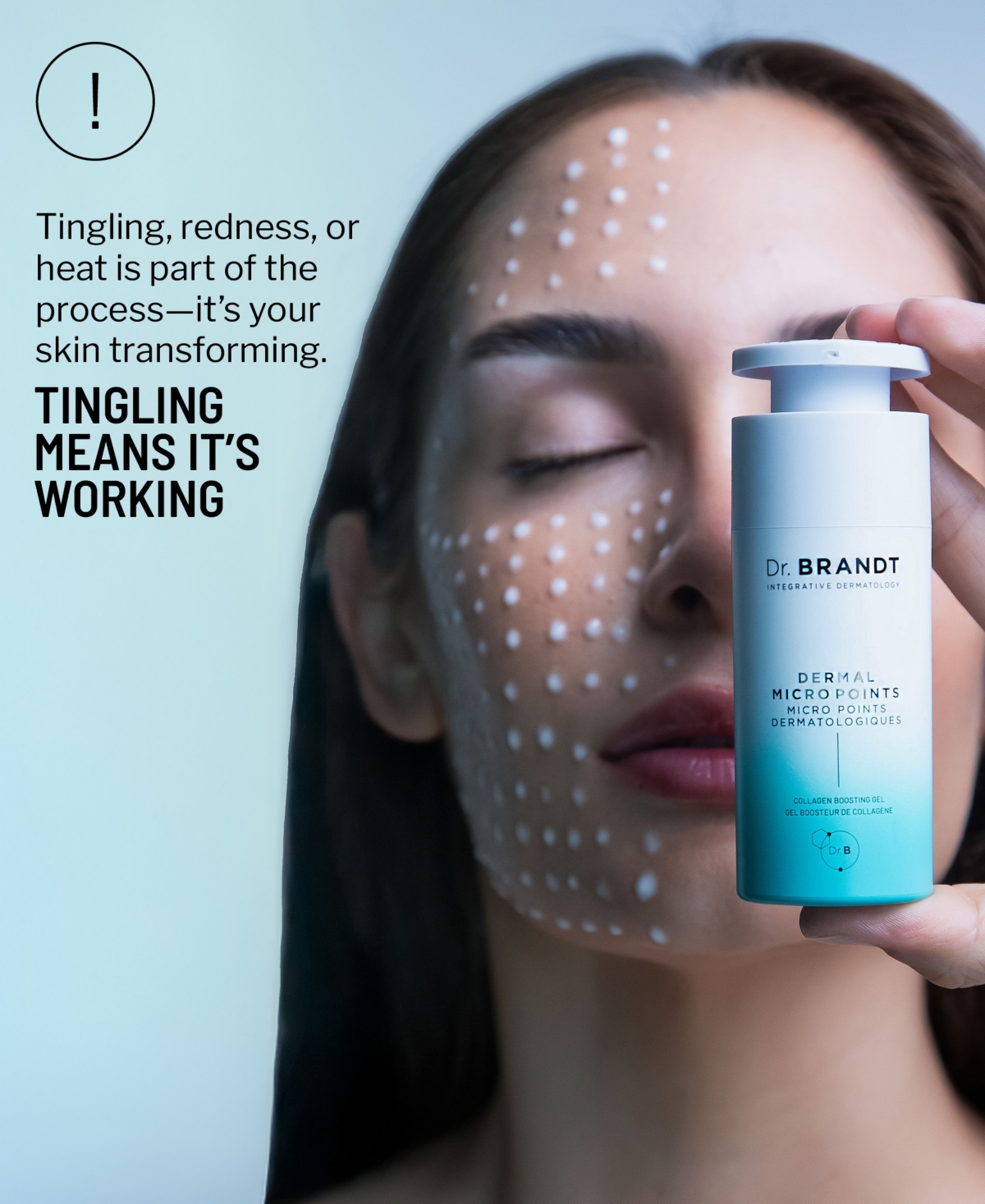 Dr. Brandt Dermal Micro Points Collagen Boosting Gel, 1 Oz. In Transparent