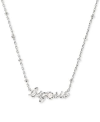 Big Sis Short Pendant Necklace, 19"