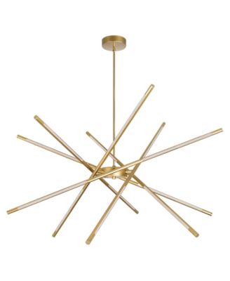 48.5" Metal Oskil LED Integrated Chandelier