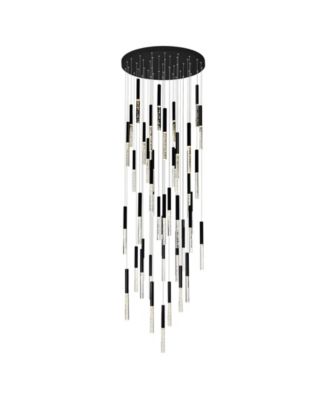 19" Metal Dragon Swatch LED Integrated Chandelier