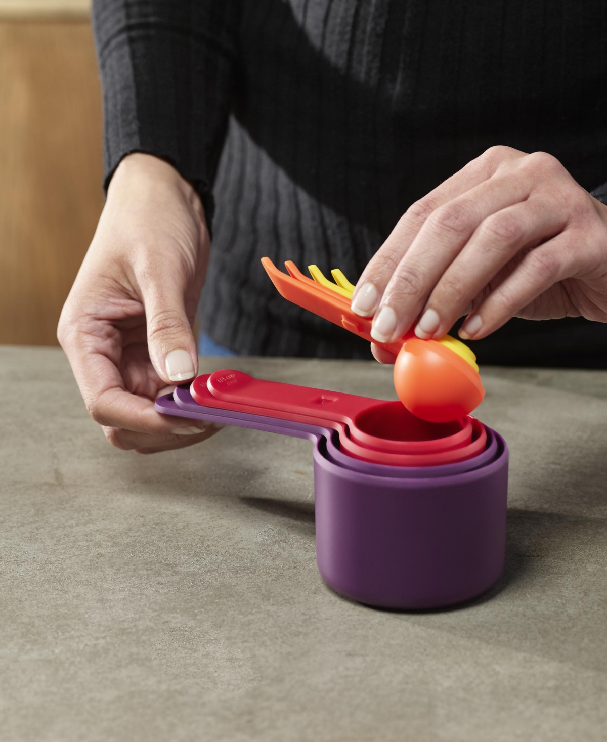Joseph Joseph Nest 8-piece Measuring Cup Set In Multi