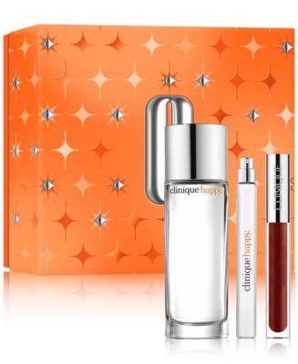 Clinique Perfectly Happy Perfume & Lip Gloss Gift Set - Macy's