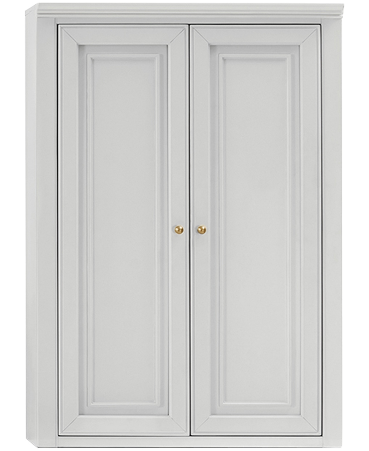 Macy's Furniture 47" Wooden Amren Door Hutch In White