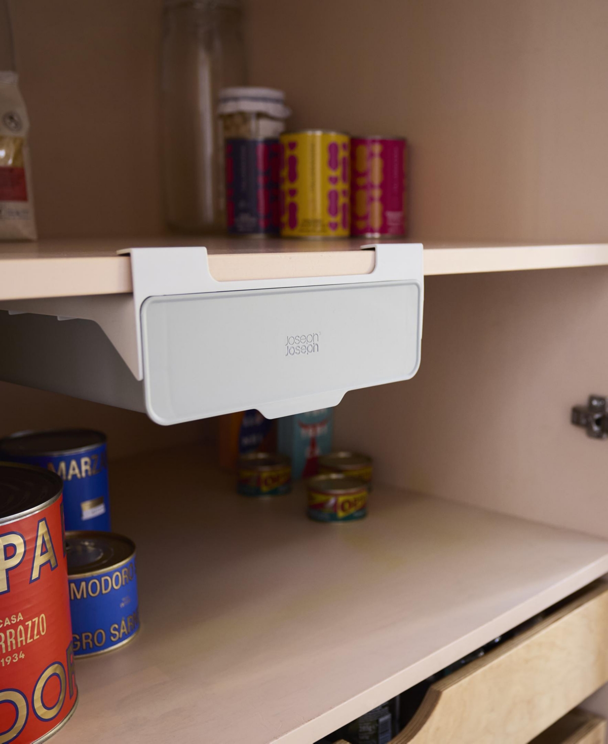 Joseph Joseph Cupboardstore Under-shelf Storage Drawer In Gray