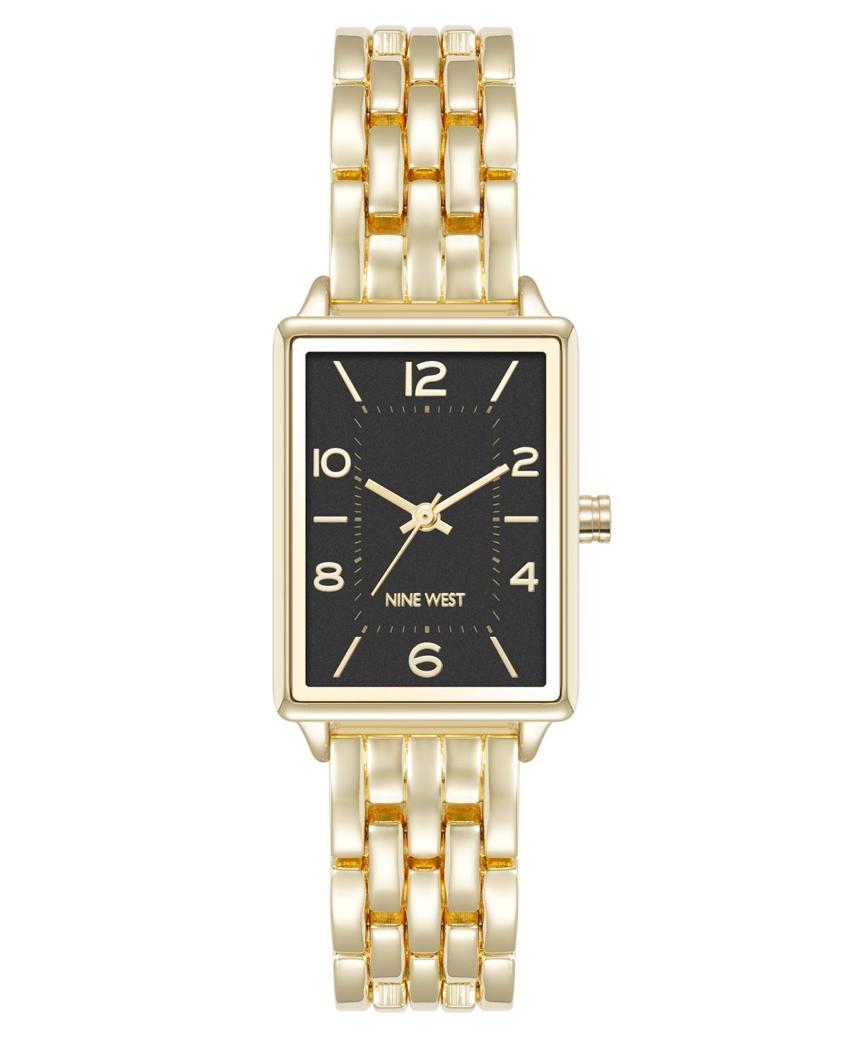 Женские повседневные кварцевые часы из металлического сплава черного и золотого цветов, 23 мм