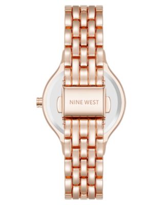 Women's Quartz Essential Rose Gold-Tone Metal Alloy Watch, 34mm