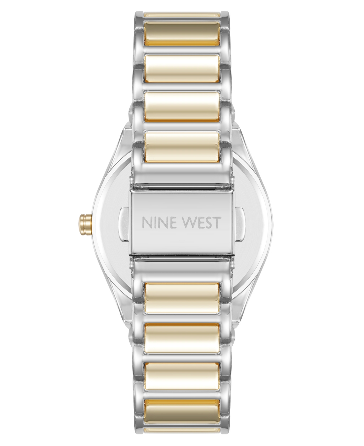 Anne Klein Women's Quartz Easy-to-read Silver-tone And Gold-tone Metal Alloy Watch, 34mm In Multi