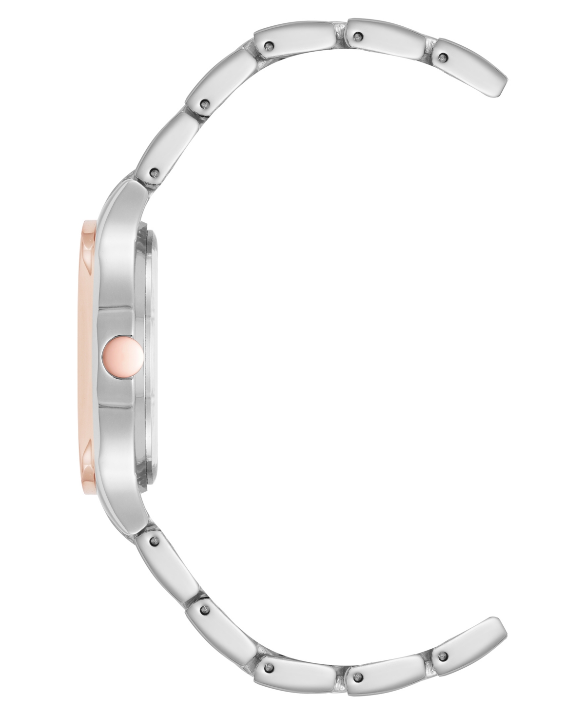 Anne Klein Women's Quartz Unique Silver-tone And Rose Gold-tone Metal Alloy Watch, 33mm