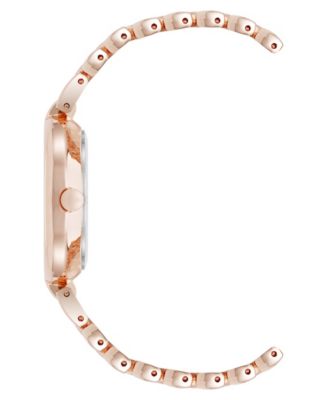 Women's Quartz Contemporary Grey and Two-Tone Metal Alloy Watch, 35mm