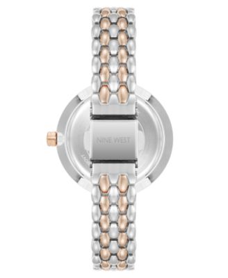 Women's Quartz Contemporary Silver-Tone Metal Alloy Watch, 35mm