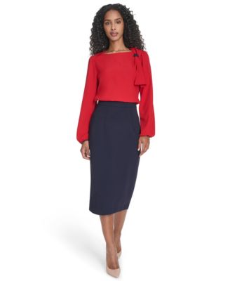 Women's Long Sleeve Side Tie Top