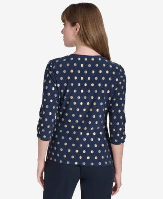 Women's Crew Neck Moondance Dot Top
