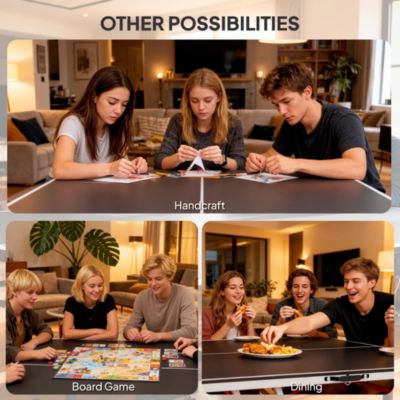 Full Size Ping Pong Table, Folding Table Tennis Table,