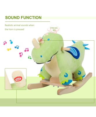 Rocking Horse Dinosaur Rocker with Realistic Sounds