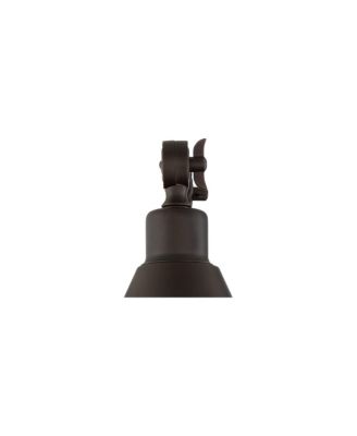 Set of 2 Dark Bronze Plug-in 6" Light Fixture Wray Modern Industrial Swing Arm Wall Lamps