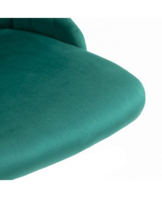 Velvet-Touch Mid-Back Armless Computer Office Task Chair Seat,