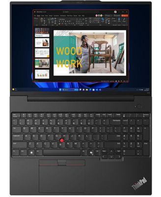 ThinkPad E16 Gen 2  Laptop (Intel Ultra 5-125U 12-Core, 32GB DDR5 5600MHz RAM, 256GB SSD, Intel Graphics, 16.0" 60 Hz Touch FP,BT, Win 11 Pro)