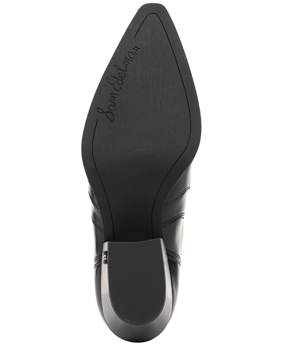 Sam Edelman West Ankle Boot Black Leather In Black