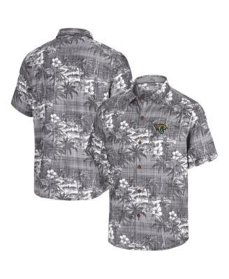 Tommy Bahama - Men's Black Jacksonville Jaguars Coconut Point Isla Palmetta Camp Button-Up Shirt