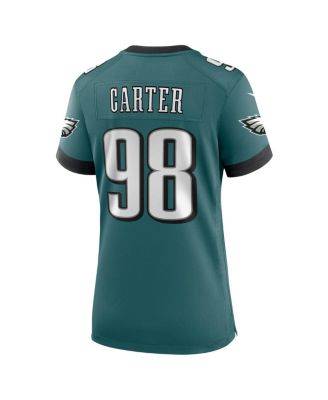 Women's Jalen Carter Midnight Green Philadelphia Eagles Team Game Jersey
