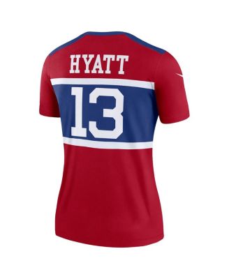 Women's Jalin Hyatt Red New York Giants Alternate Legend Player Performance Top