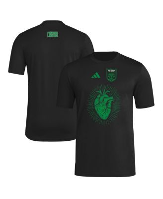 adidas - Men's Black Austin FC 2025 Jersey Hook AEROREADY T-Shirt