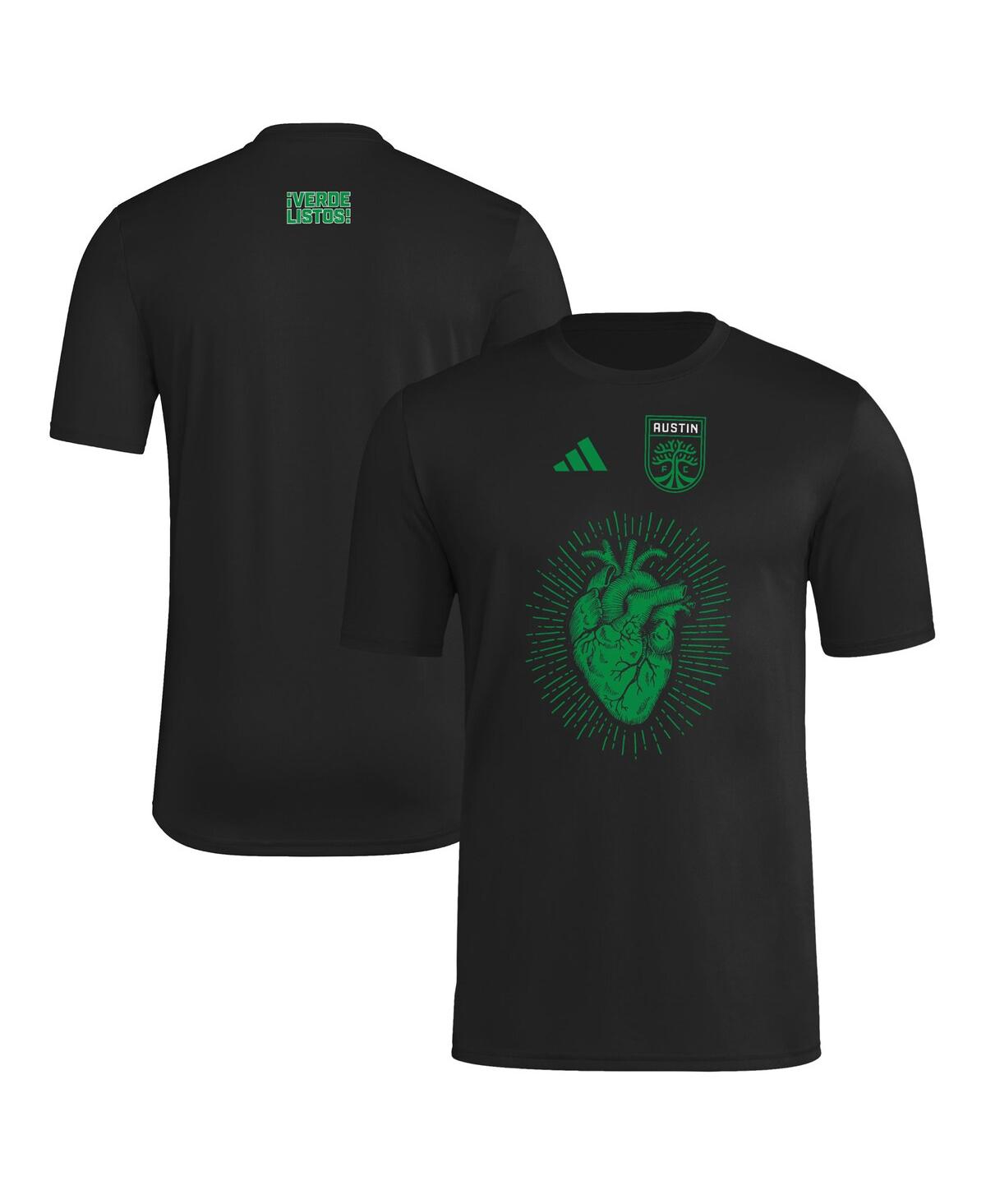 Men's Black Austin Fc 2025 Jersey Hook Aeroready T-Shirt - Black
