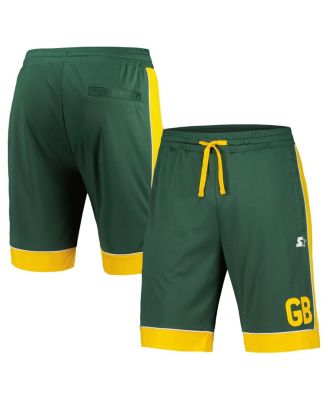 Starter - Men's&nbsp;Green/Gold Green Bay Packers Vintage Fan Favorite Shorts