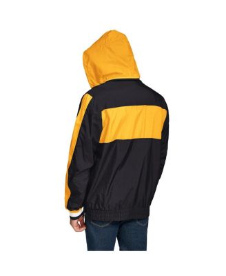 Men's Black Pittsburgh Steelers Gael Lightweight Half-Zip Hoodie