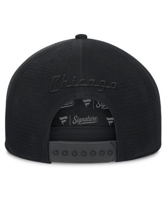 Men's Black Chicago Blackhawks Front Office Adjustable Hat