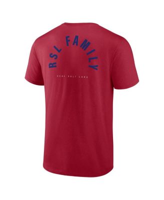 Men's Red Real Salt Lake Curl Shot T-Shirt