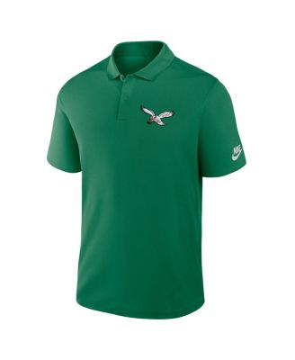 Men's Kelly Green Philadelphia Eagles Rewind Victory Performance Polo Shirt