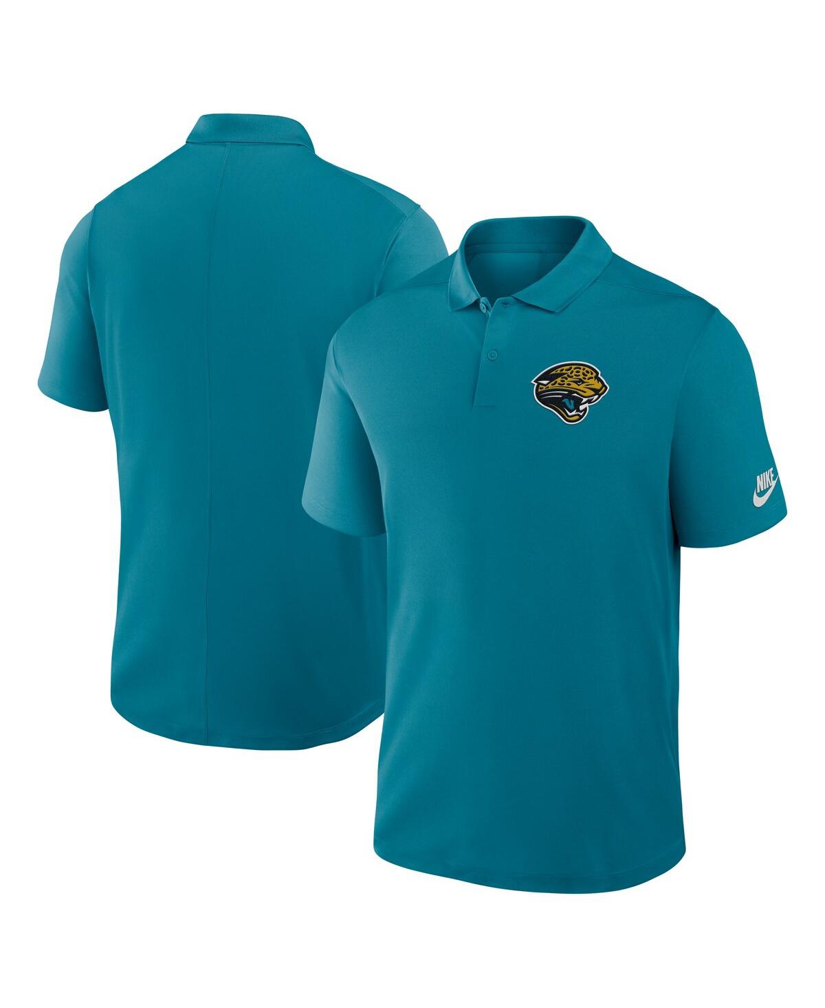Men's Teal Jacksonville Jaguars Rewind Victory Performance Polo Shirt - Teal