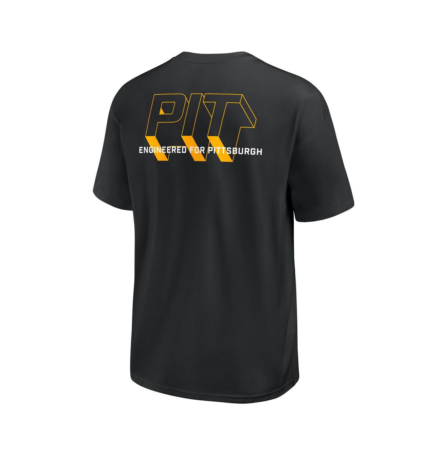 Мужская футболка Nike Black Pittsburgh Steelers Dominate the Game Essential Max90 — фото 3